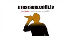 Desktop Screenshot of erosramazzotti.tv