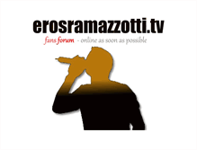 Tablet Screenshot of erosramazzotti.tv